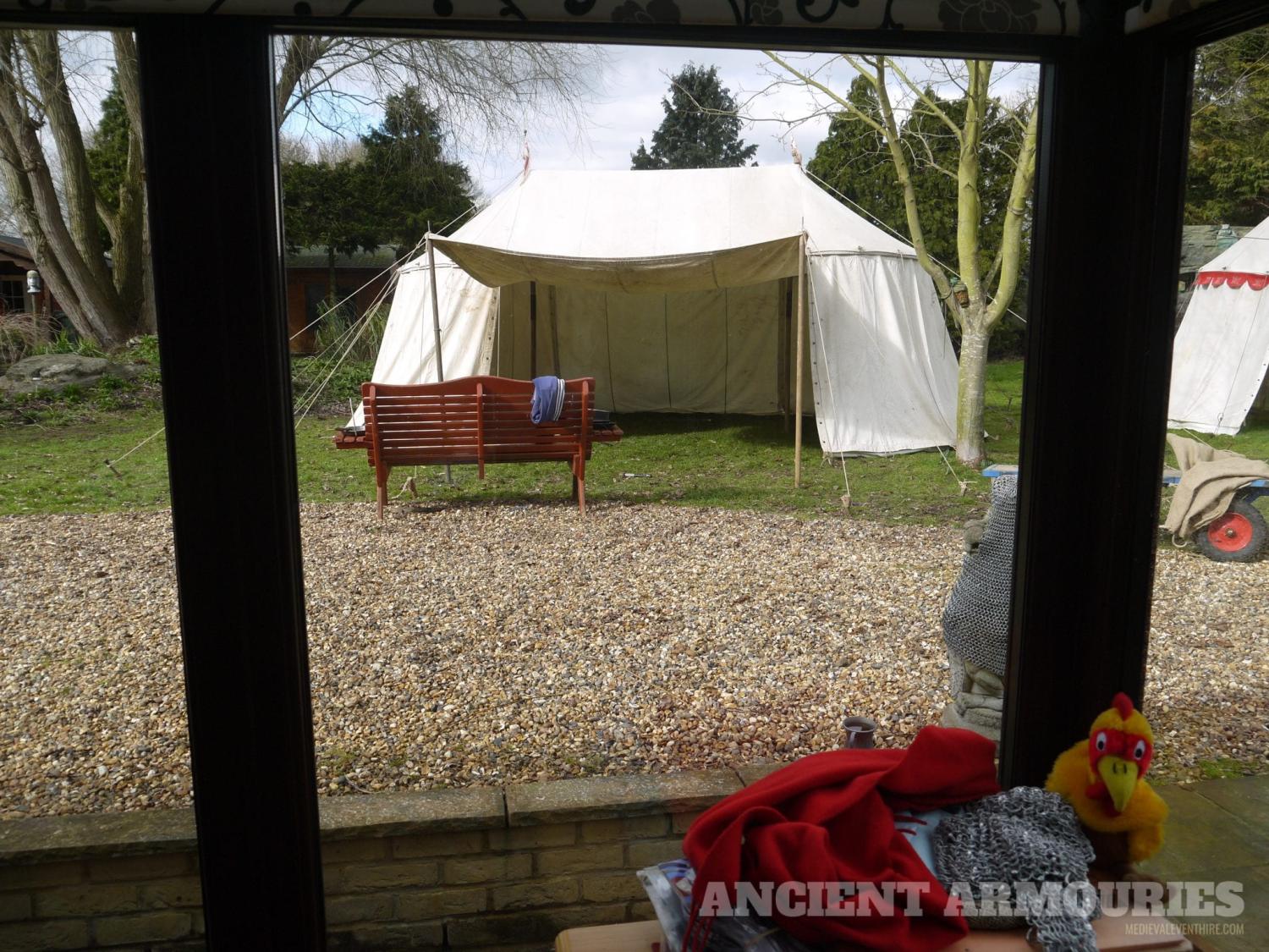 All White (Craig 3)  - Burgundian Tents -  Ancient Armouries
