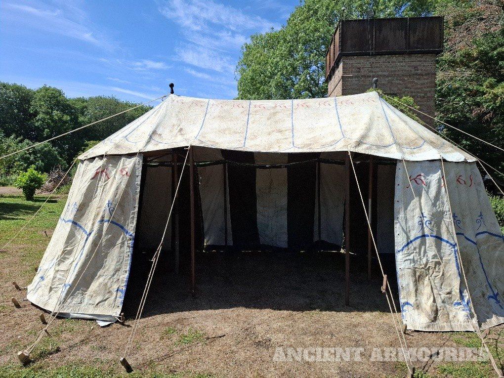 (Ron) White Painted 20ft  - Burgundian Tents -  Ancient Armouries