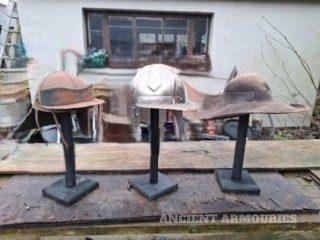 Helmets - Ancient Armouries -  MEDIEVAL EVENT HIRE FOR FILM & TV