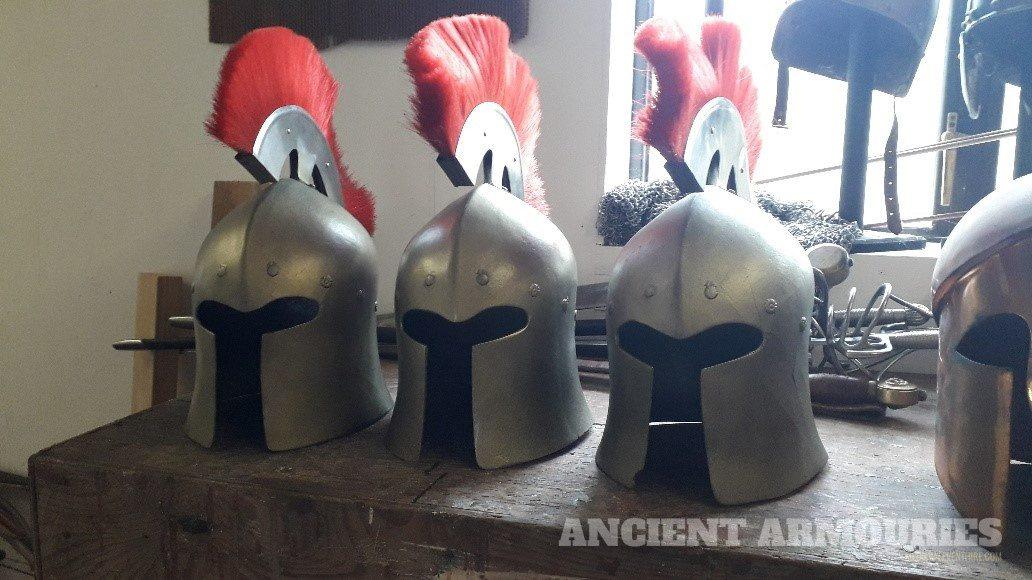 Helmets - Ancient Armouries -  MEDIEVAL EVENT HIRE FOR FILM & TV