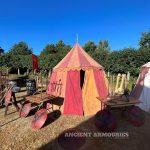 Colourful Red  - Encampment Ideas -  Ancient Armouries