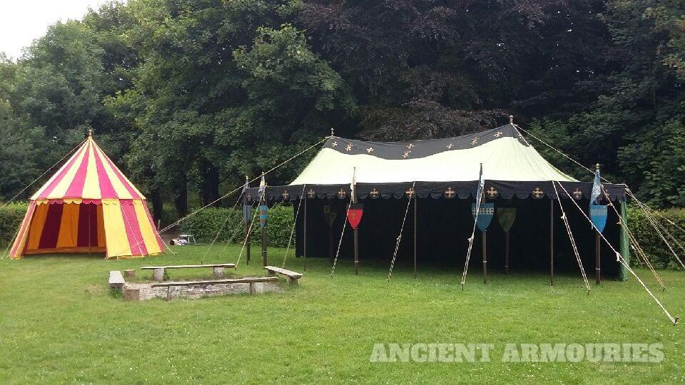 Green and Black Large Marquee  - Large Marquees -  Ancient Armouries
