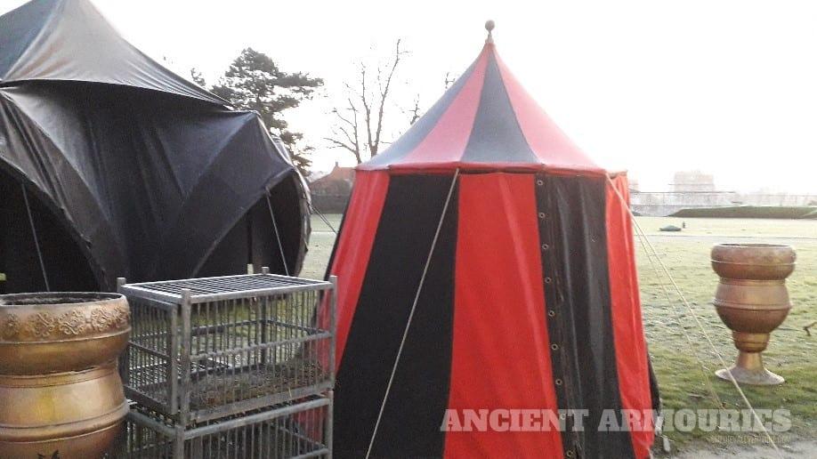 Red and black  - Small Pavilion Tents -  Ancient Armouries